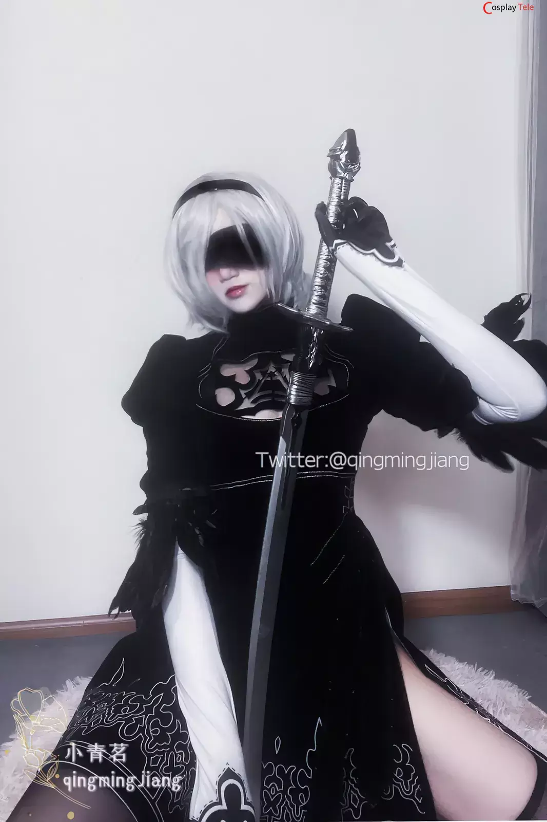 小青茗 (QingmingJiang) cosplay 2B – Nier:Automata “34 photos”