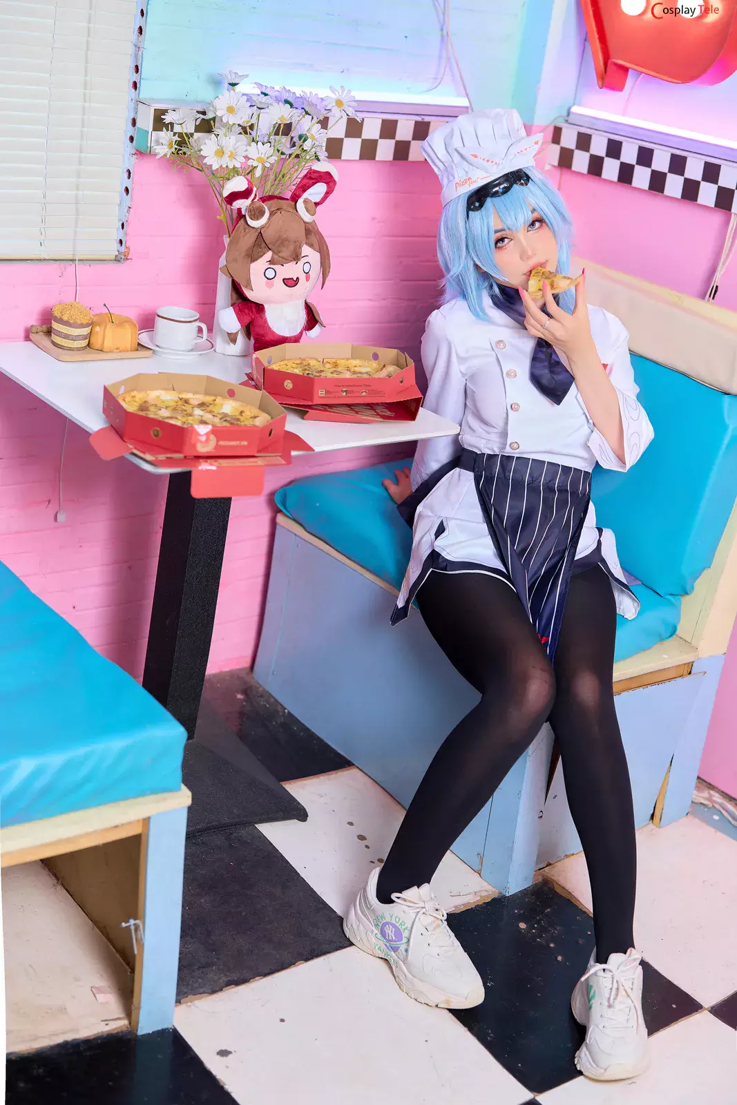 Joyce (Joyce Lin2x) cosplay Eula Pizza – Genshin Impact “49 photos”