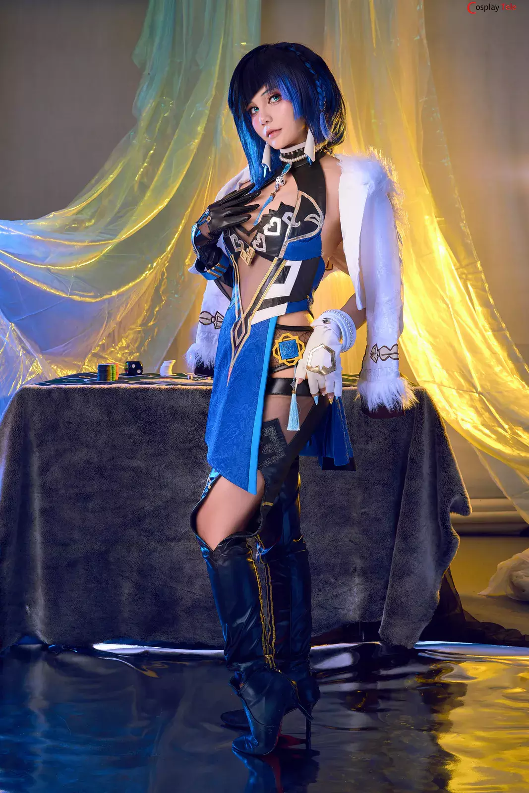 Joyce (Joyce Lin2x) cosplay Yelan – Genshin Impact “83 photos”