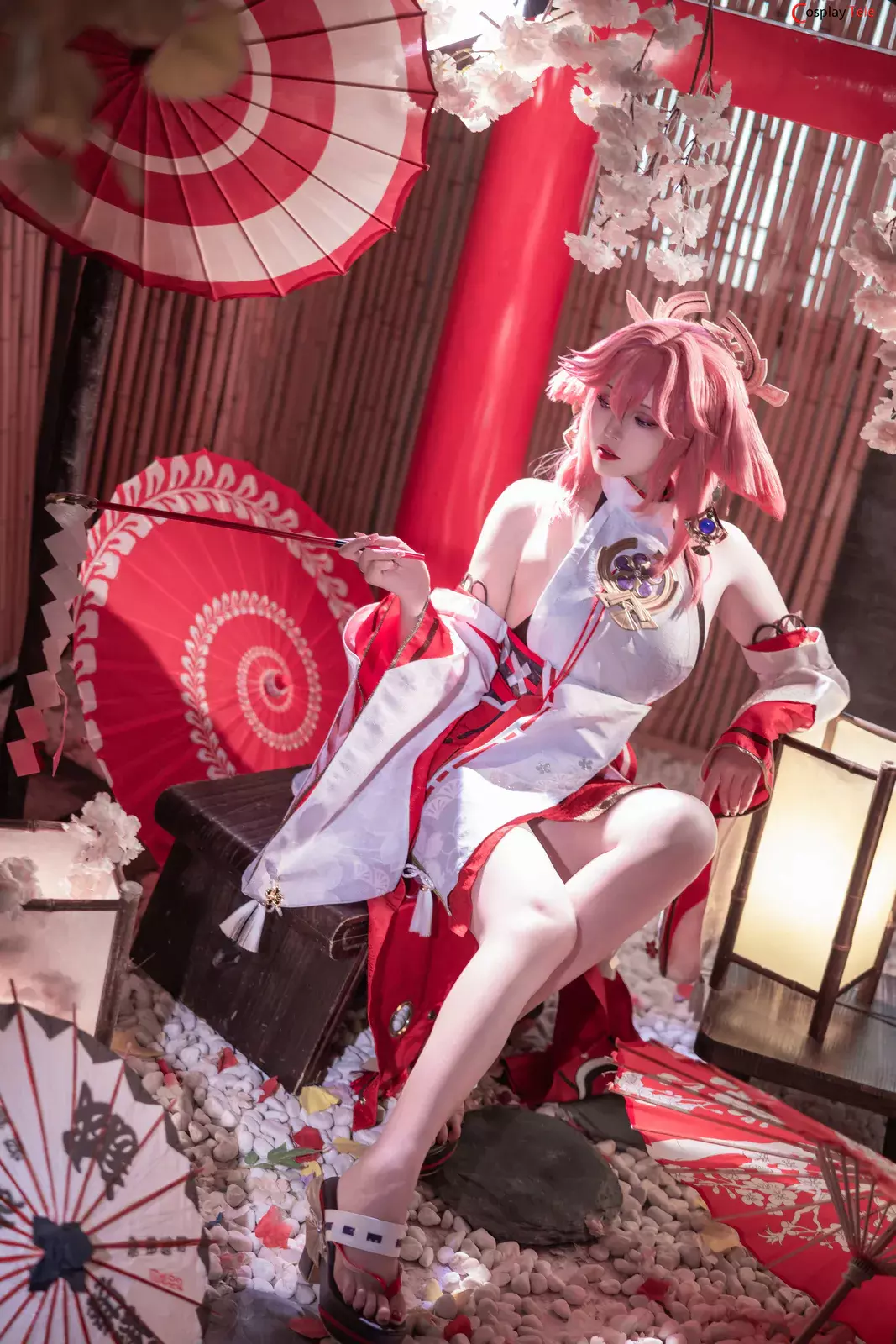 Natsuko夏夏子 cosplay Yae Miko – Genshin Impact “91 photos”