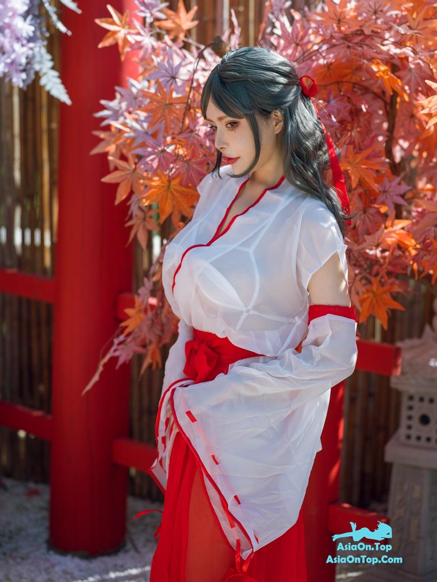 Coser@Xia Xiao Qiu Qiu Qiu (夏小秋秋秋): 汤池巫女 Yuchi Miko