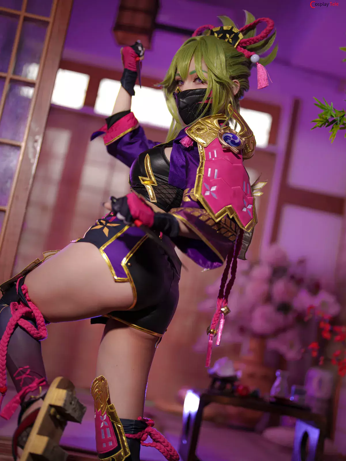 Joyce (Joyce Lin2x) cosplay Kuki Shinobu – Genshin Impact “46 photos”