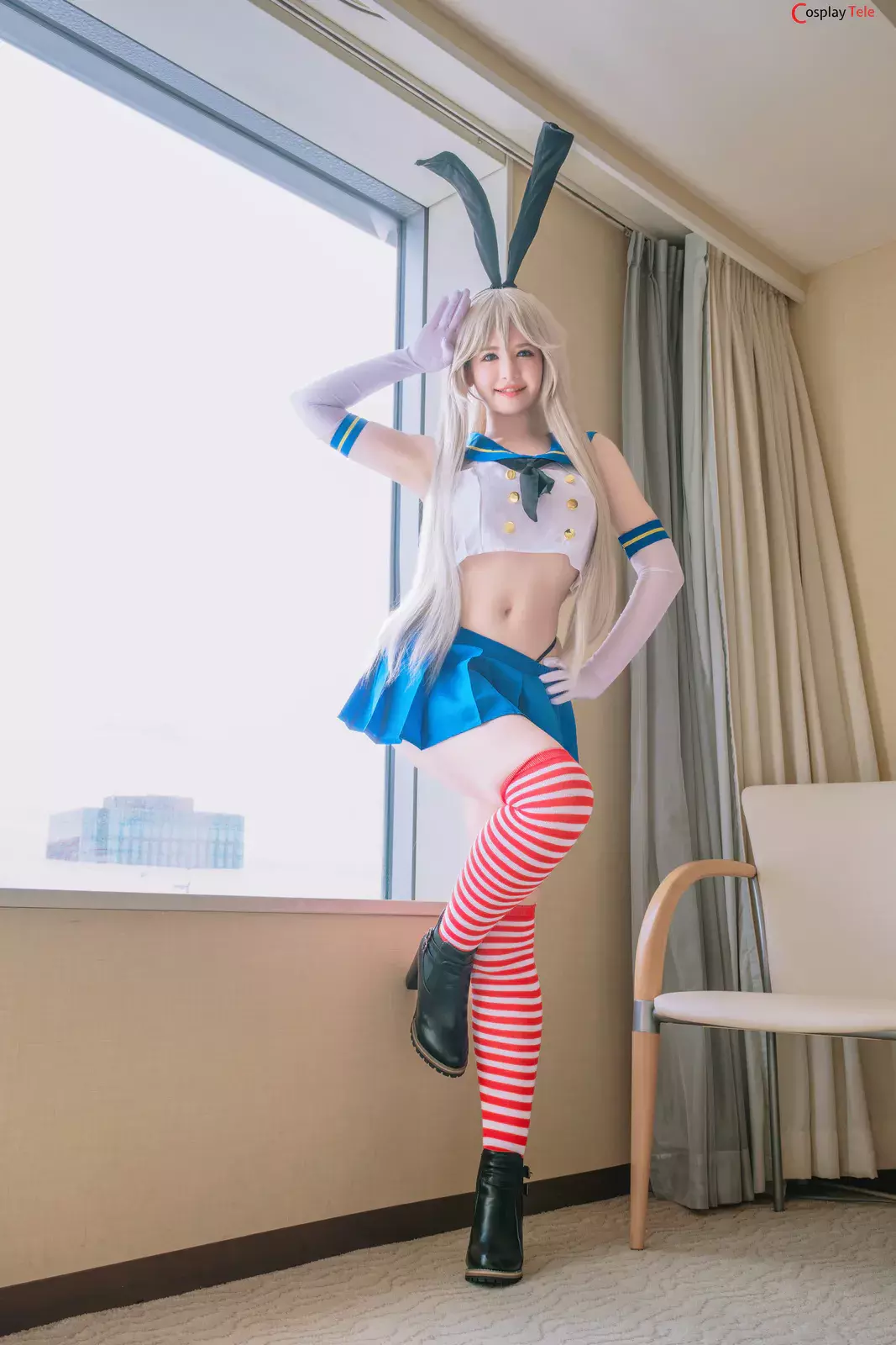 Unknown Cosplayer cosplay Shimakaze – Kancolle “76 photos”