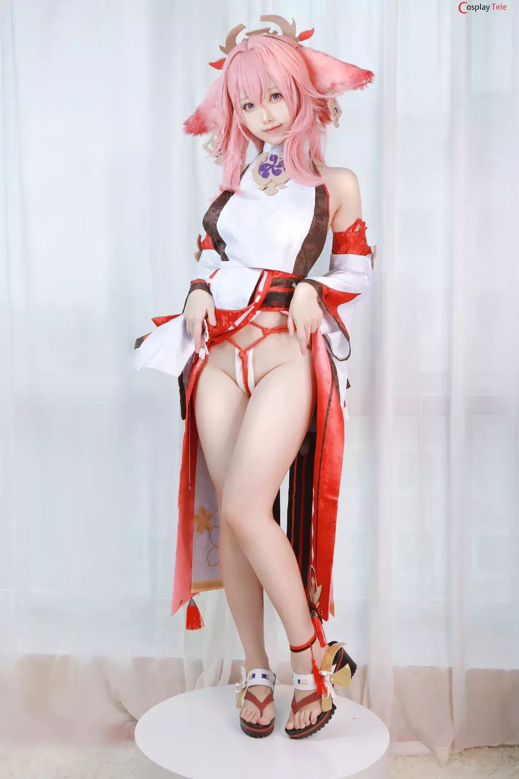 Asagiriai (愛ちゃん) cosplay Yae Miko – Genshin Impact “35 photos”