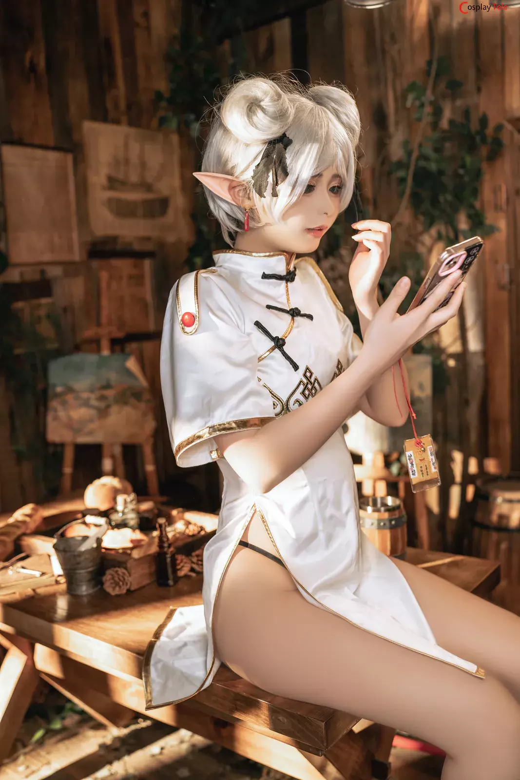 拖拉大王 (Tuola Dawang) cosplay Frieren Cheongsam – Sousou no Frieren “40 photos”