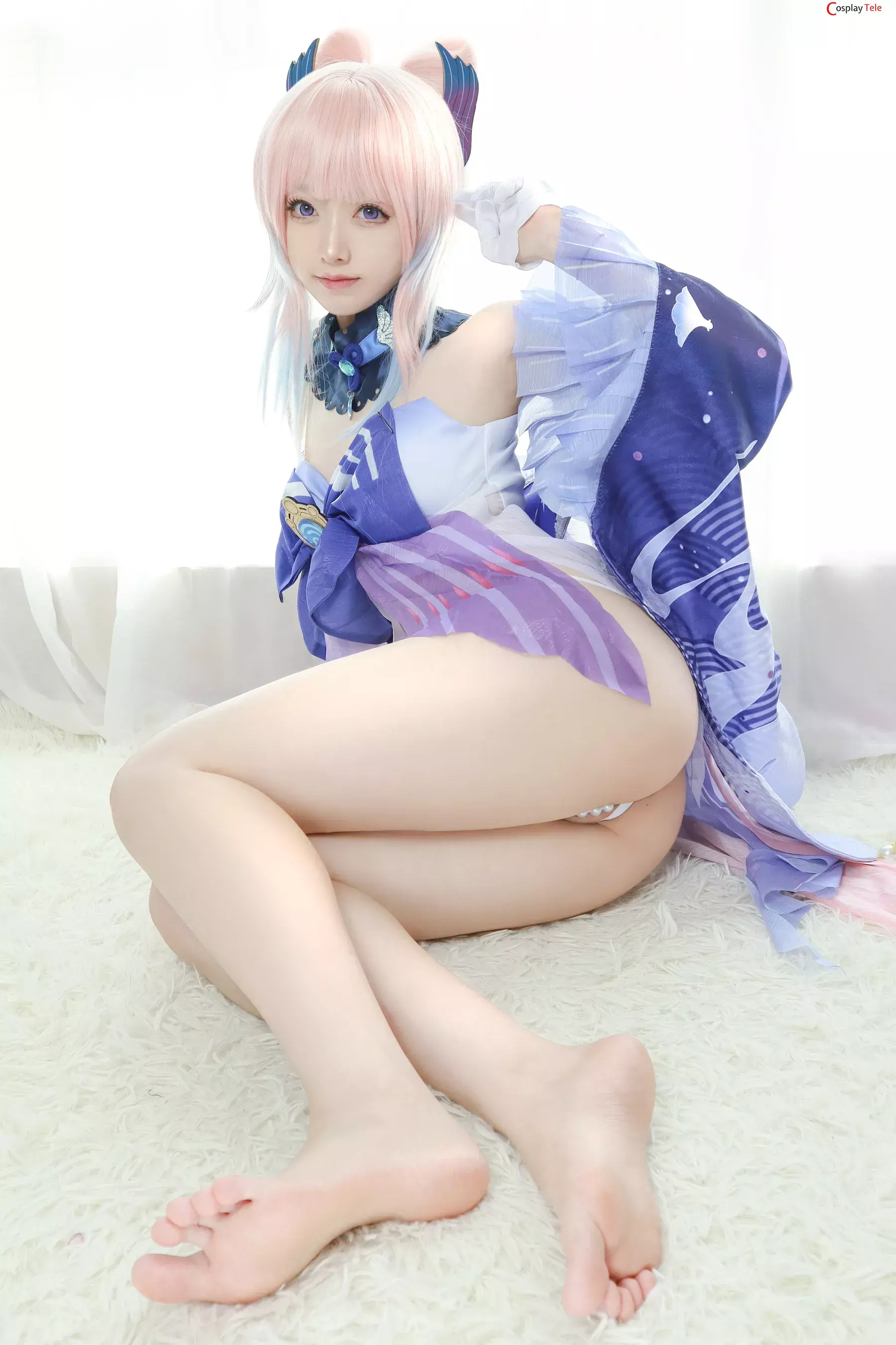 Asagiriai (愛ちゃん) cosplay Kokomi – Genshin Impact “34 photos”