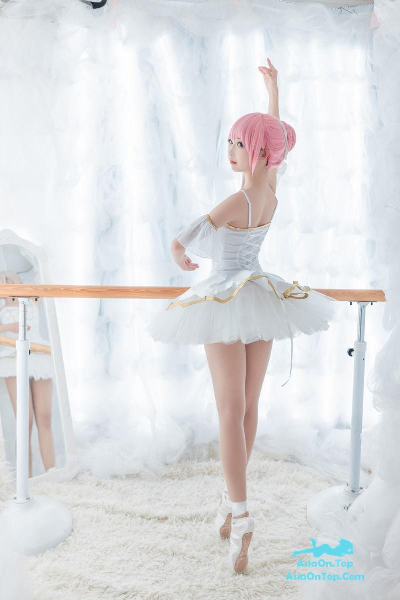 Coser@面饼仙儿 No.041: 小圆芭蕾 Madoka ballet