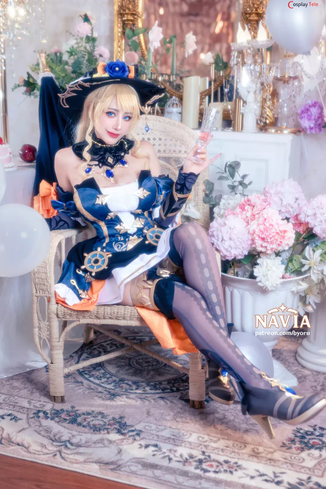 Byoru (ビョル) cosplay Navia – Genshin Impact “58 photos and 26 videos”