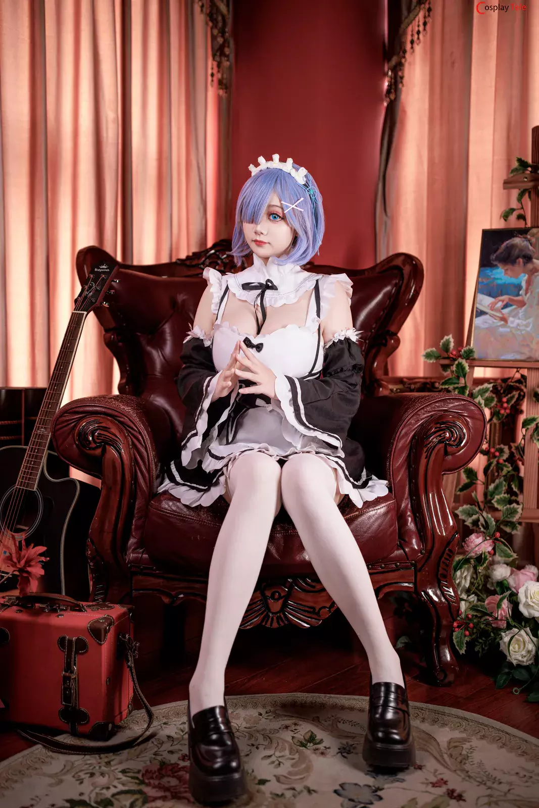 阿雪雪 (axuexue yuki) cosplay Rem – Re:Zero “87 photos and 3 videos”