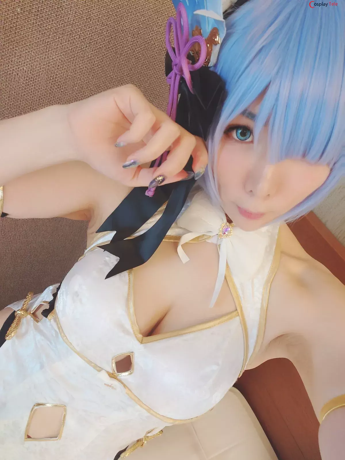 Okada Yui cosplay Rem Cheongsam – Re:Zero “104 photos and 2 gifs”