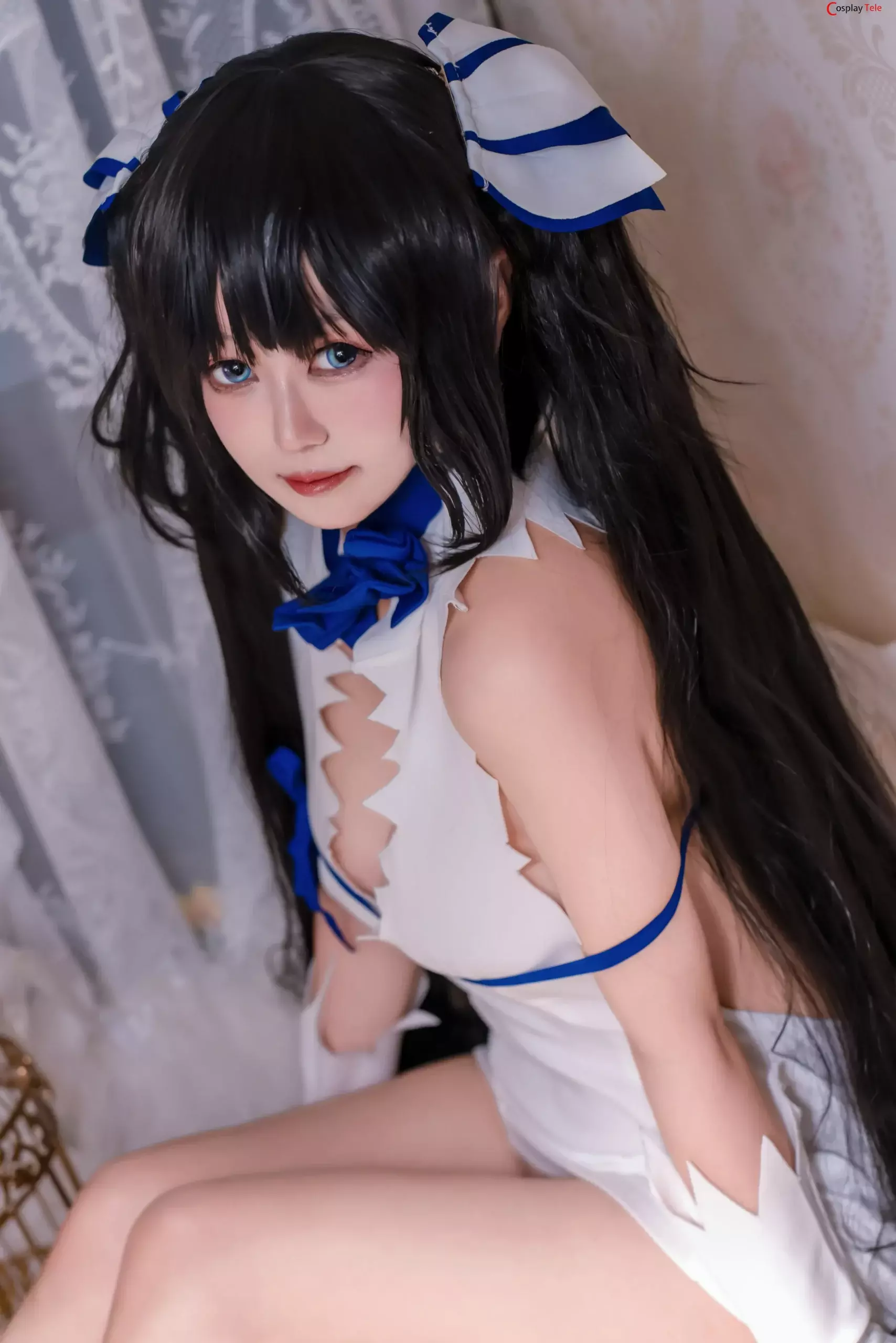 木之本澜 (Muzhiben lan) cosplay Hestia – DanMachi “58 photos”