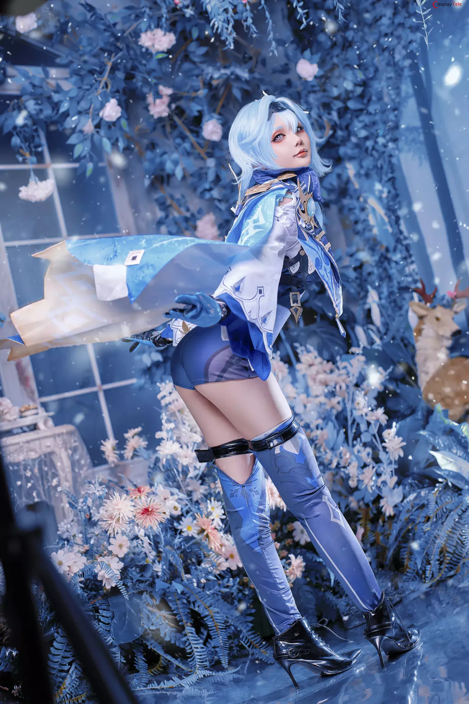 Joyce (Joyce Lin2x) cosplay Eula – Genshin Impact “39 photos”