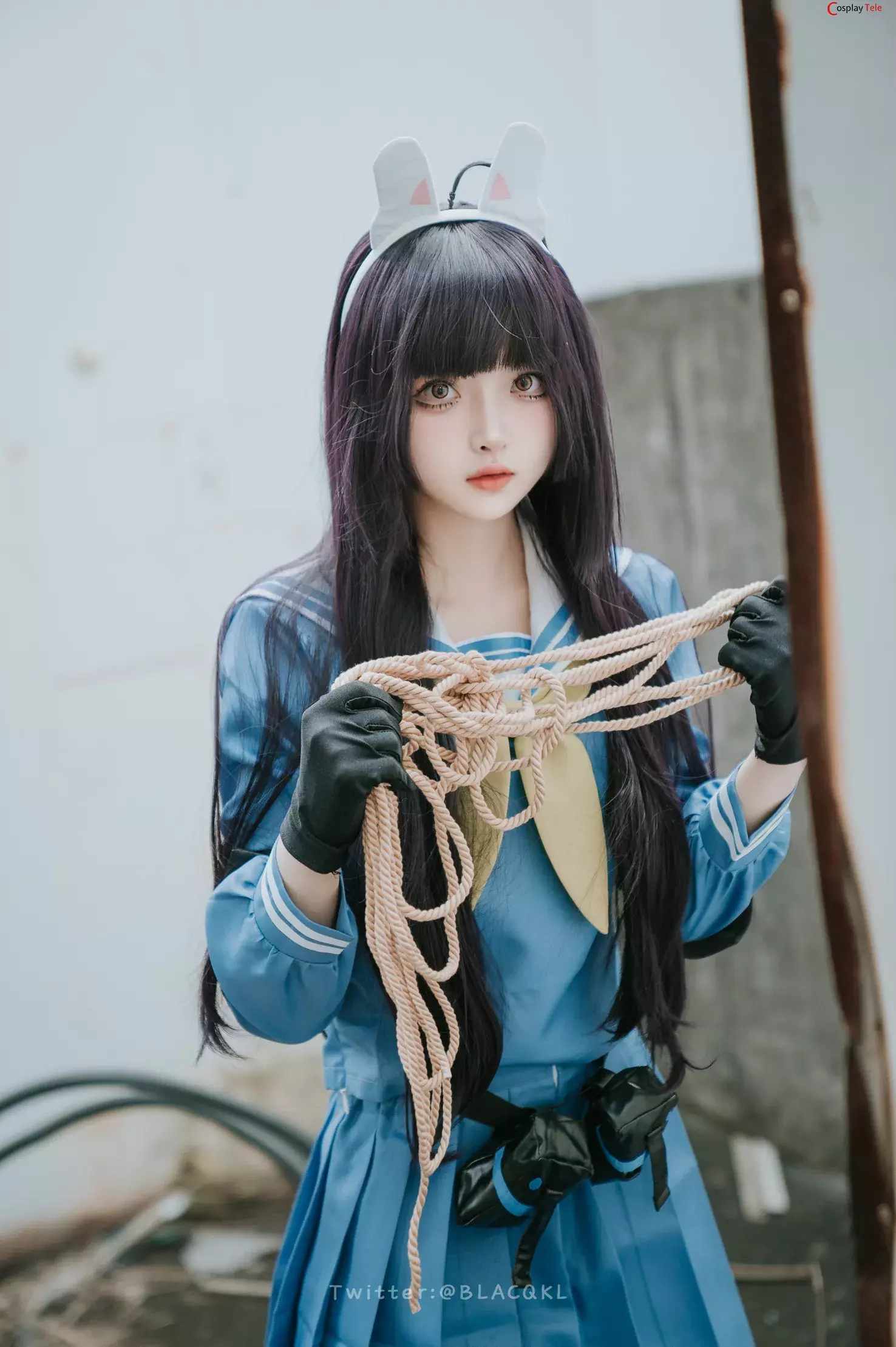 Blacqkl (白莉爱吃巧克力) cosplay Kasumizawa Miyu – Blue Archive “89 photos”