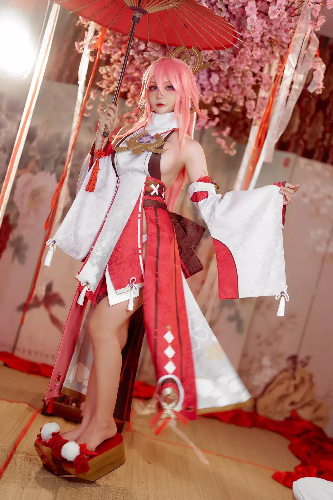 Joyce (Joyce Lin2x) cosplay Yae Miko – Genshin Impact “35 photos”