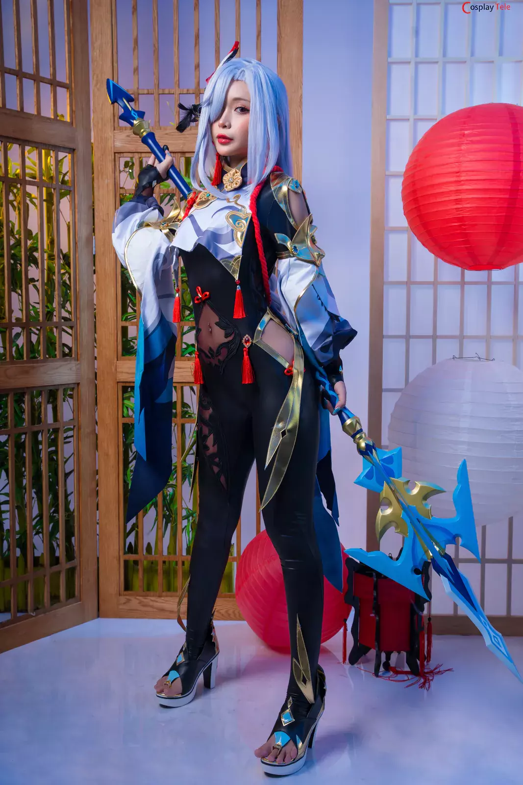 Umeko J cosplay Shenhe – Genshin Impact “134 photos,12 gifs and 6 videos”