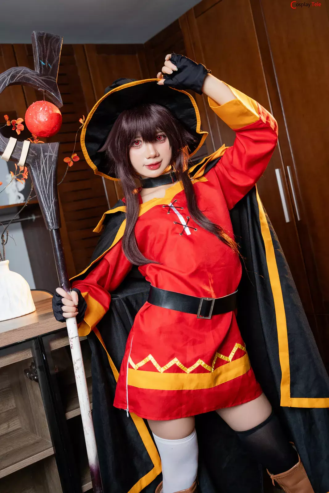 PoppaChan cosplay Megumin – Kono Subarashii Sekai ni Shukufuku wo “128 photos and 12 videos”