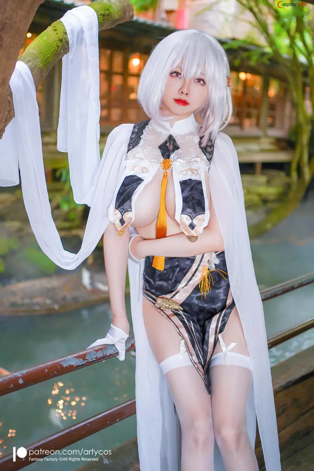 Arty Huang (Arty亚缇) cosplay Sirius Cheongsam – Azur Lane “45 photos”