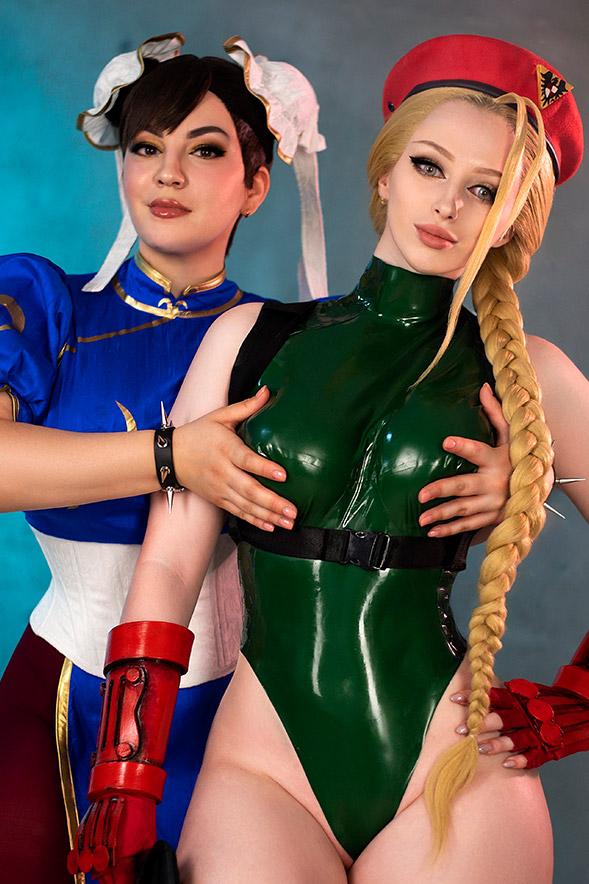 Lady Melamori & Zoe Volf – Cammy White & Chun Li