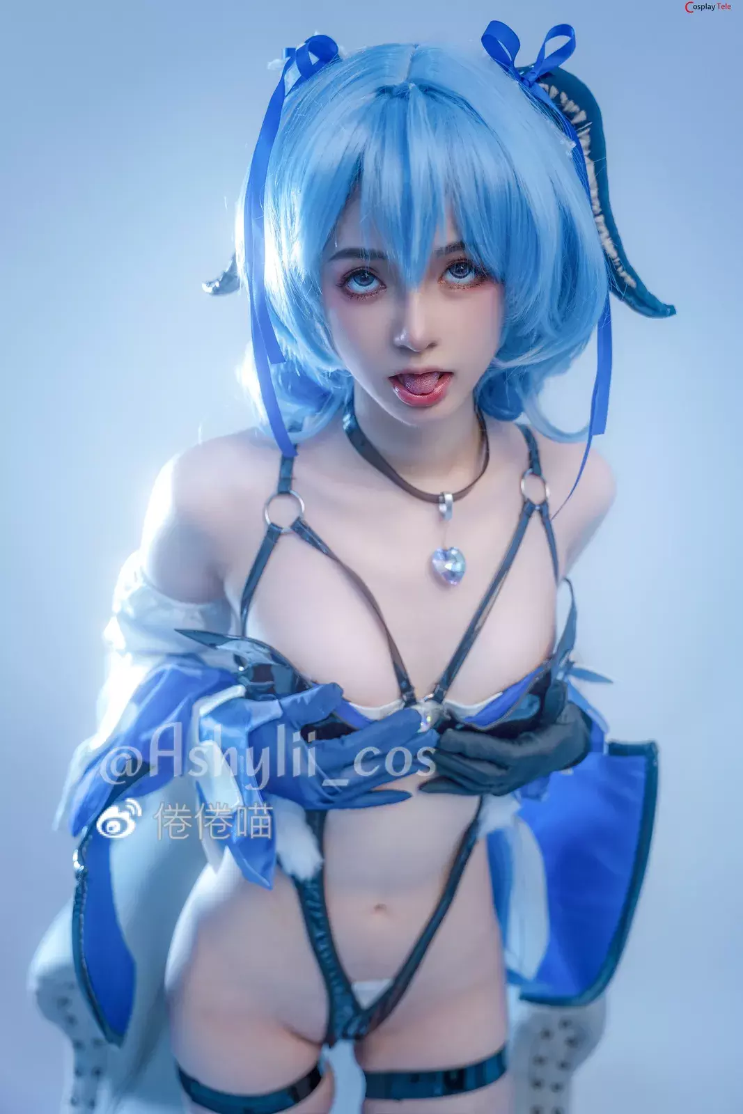 倦倦喵 (Juan juan miao) cosplay Ganyu Succubus – Genshin Impact “78 photos”