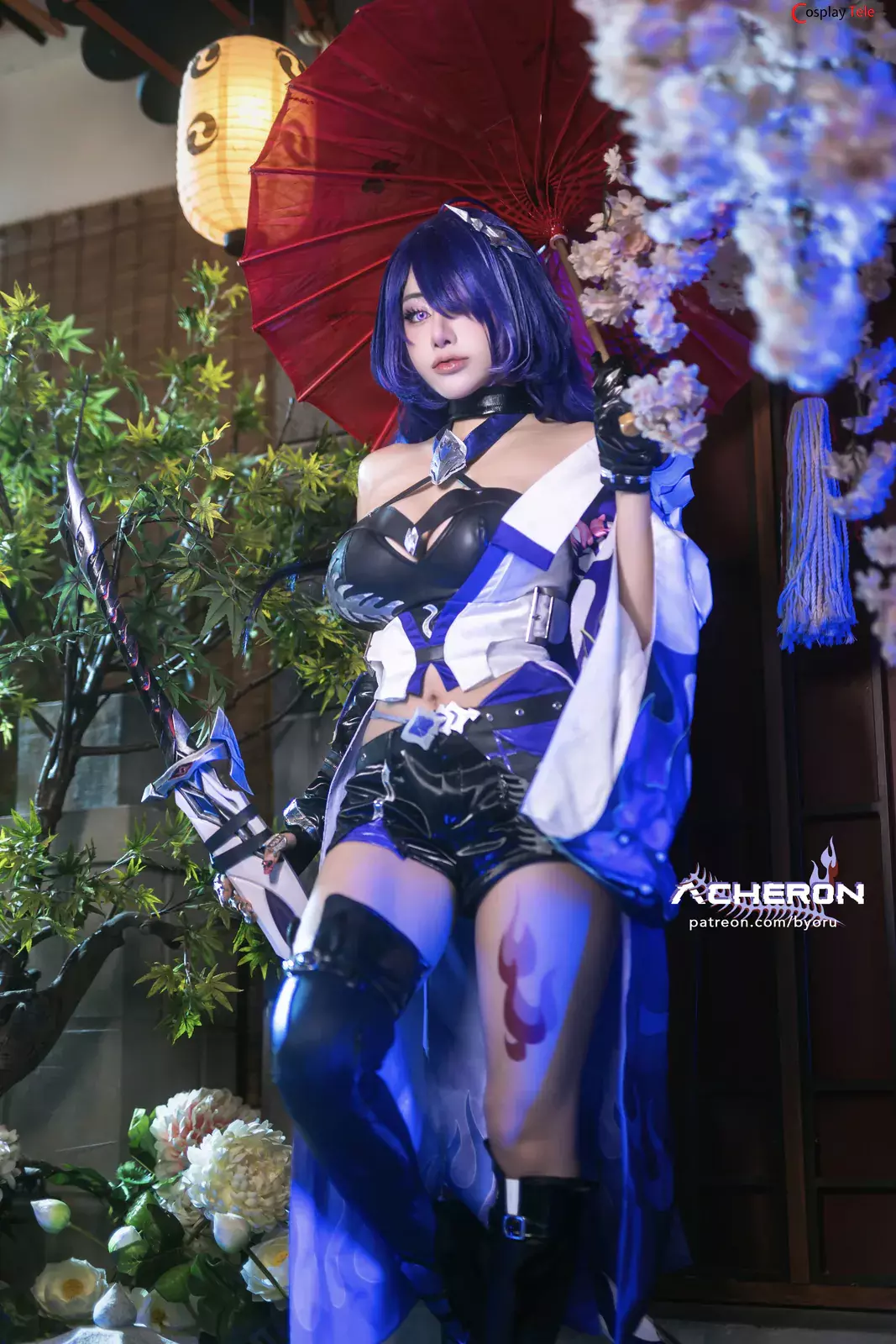 Byoru (ビョル) cosplay Acheron – Honkai:Star Rail “57 photos and 11 videos”