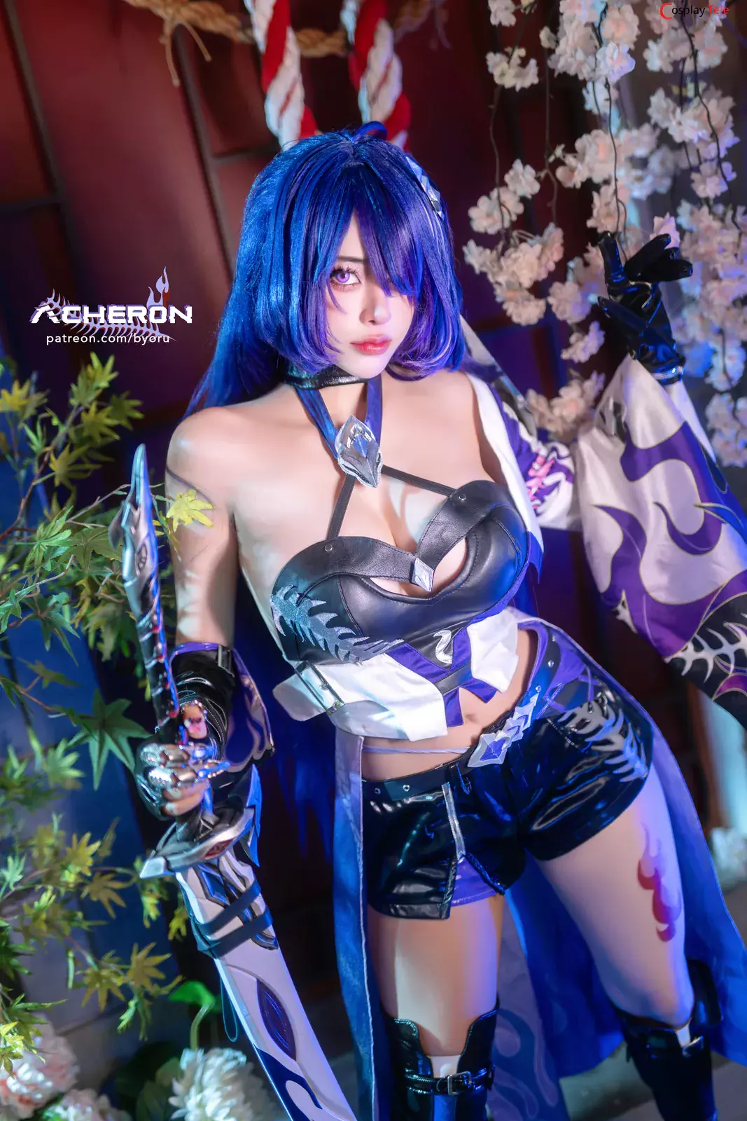 Byoru (ビョル) cosplay Acheron – Honkai:Star Rail “57 photos and 11 videos”