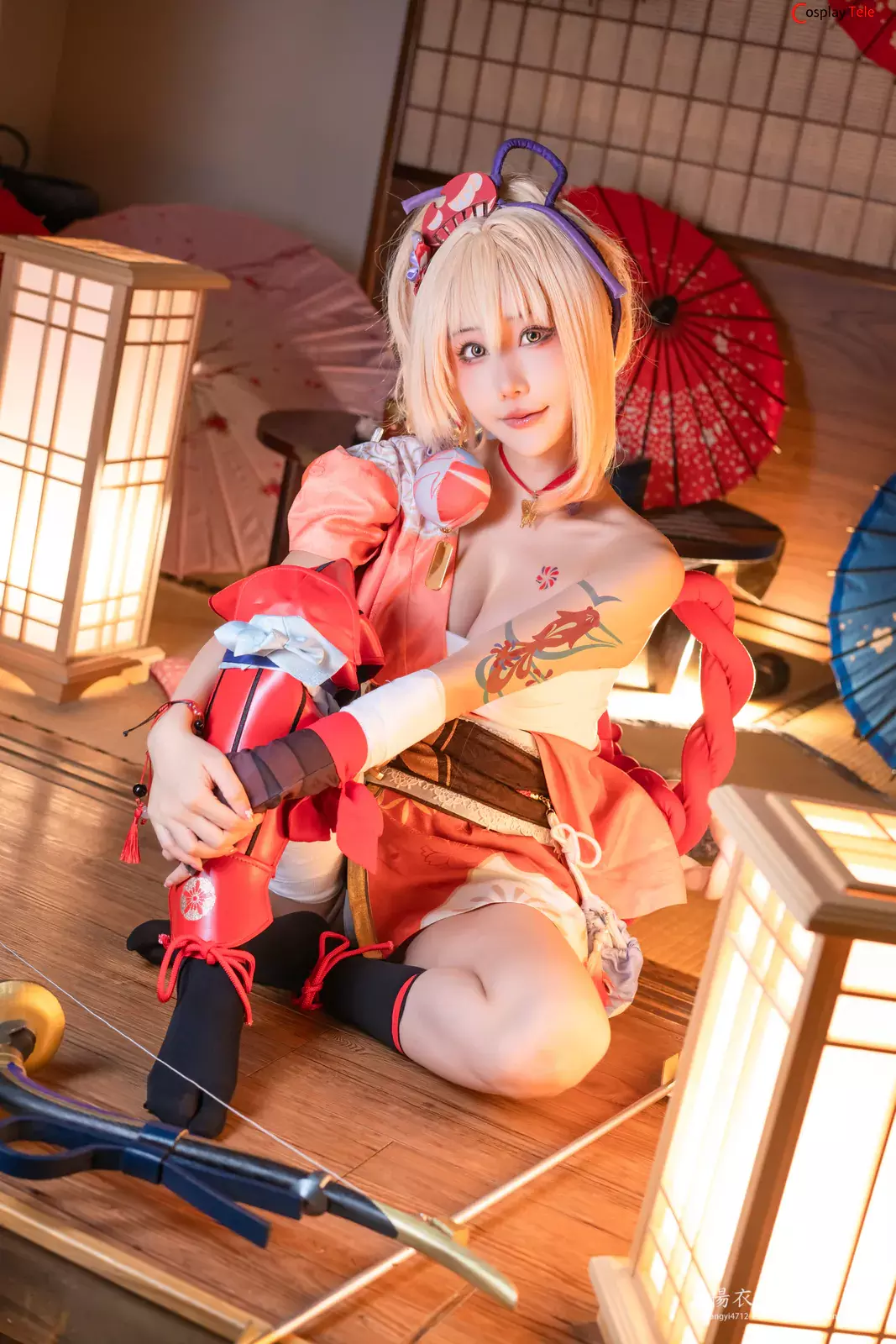 楊衣Yangyi cosplay Yoimiya – Genshin Impact “68 photos and 1 video”