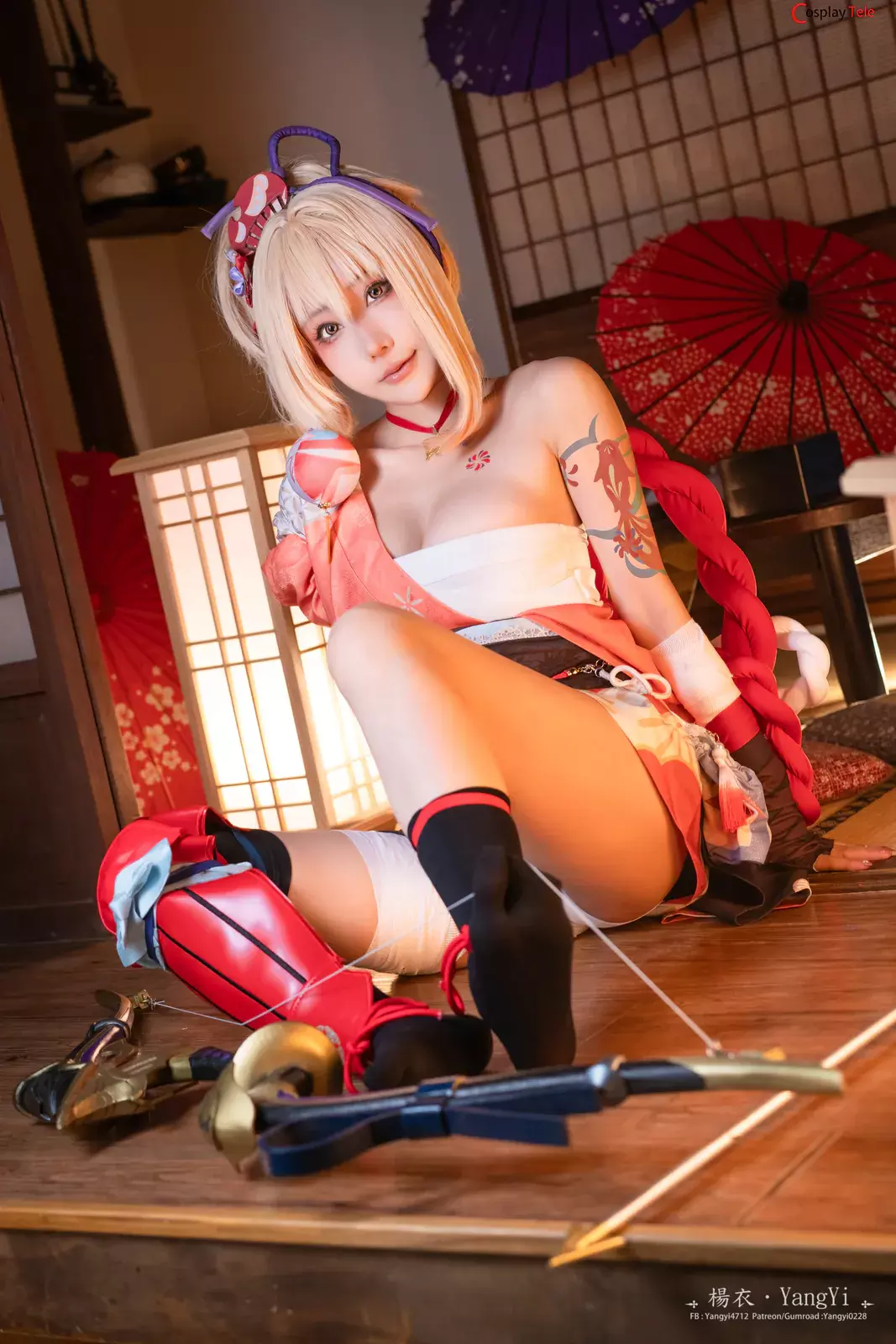 楊衣Yangyi cosplay Yoimiya – Genshin Impact “68 photos and 1 video”