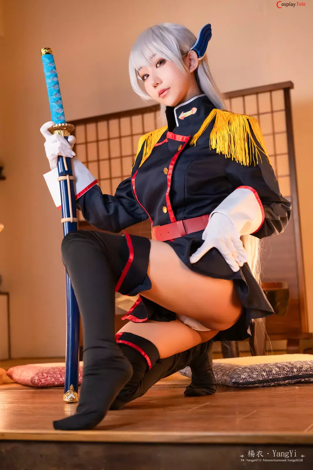 楊衣Yangyi cosplay Kyoka Takes – Chained Soldier “33 photos”