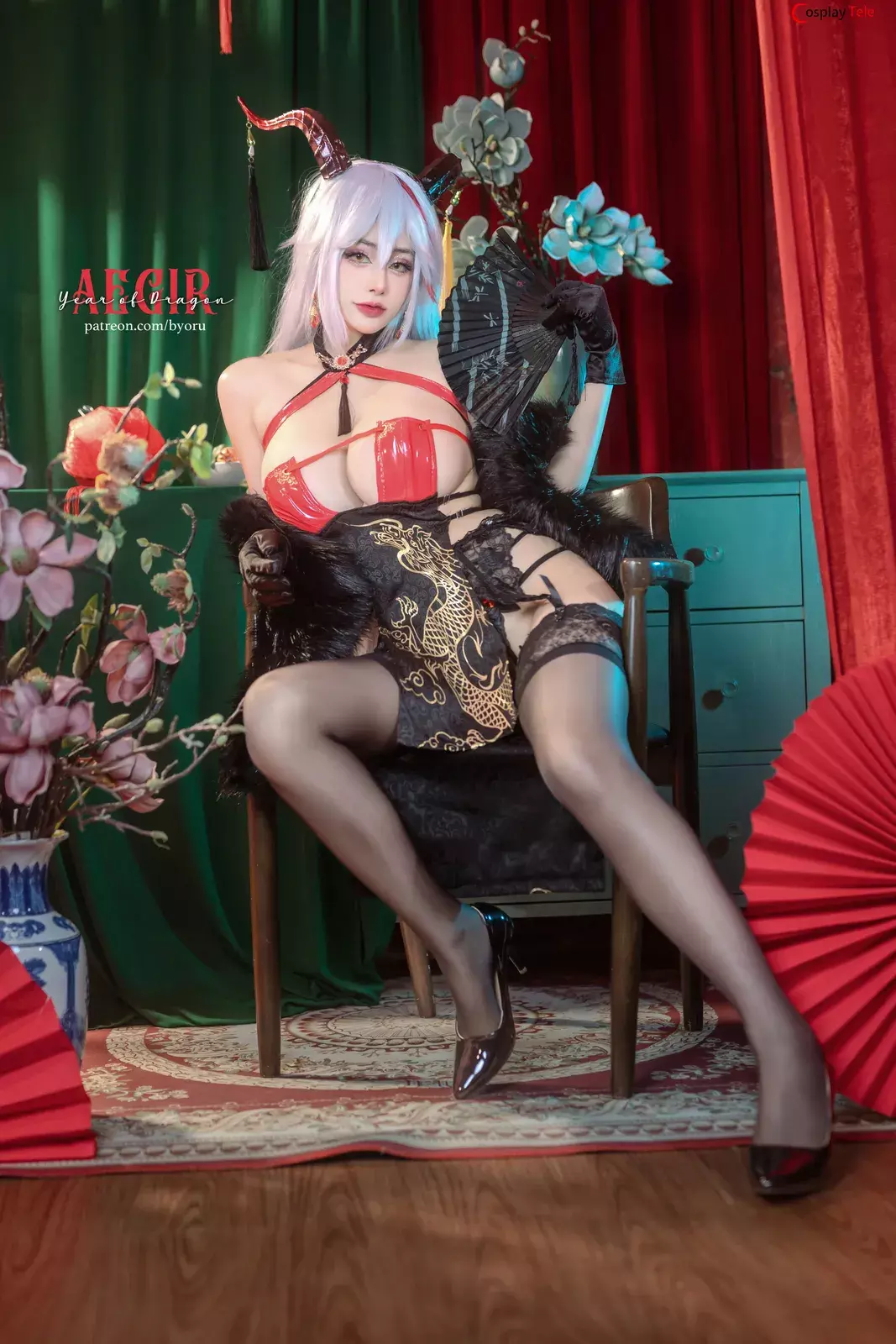 Byoru (ビョル) cosplay Aegir – Azur Lane “70 photos and 7 videos”