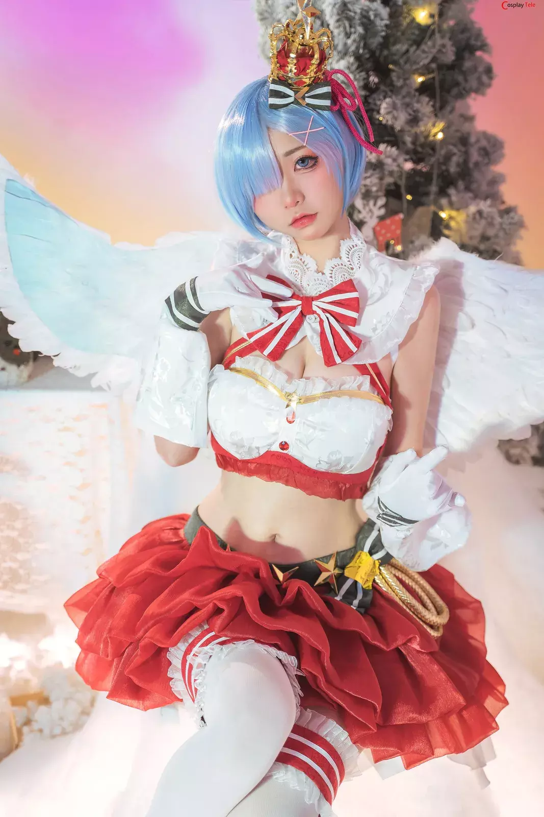 Nekokoyoshi (爆机少女喵小吉) cosplay Rem – Re:Zero “62 photos and 3 videos”