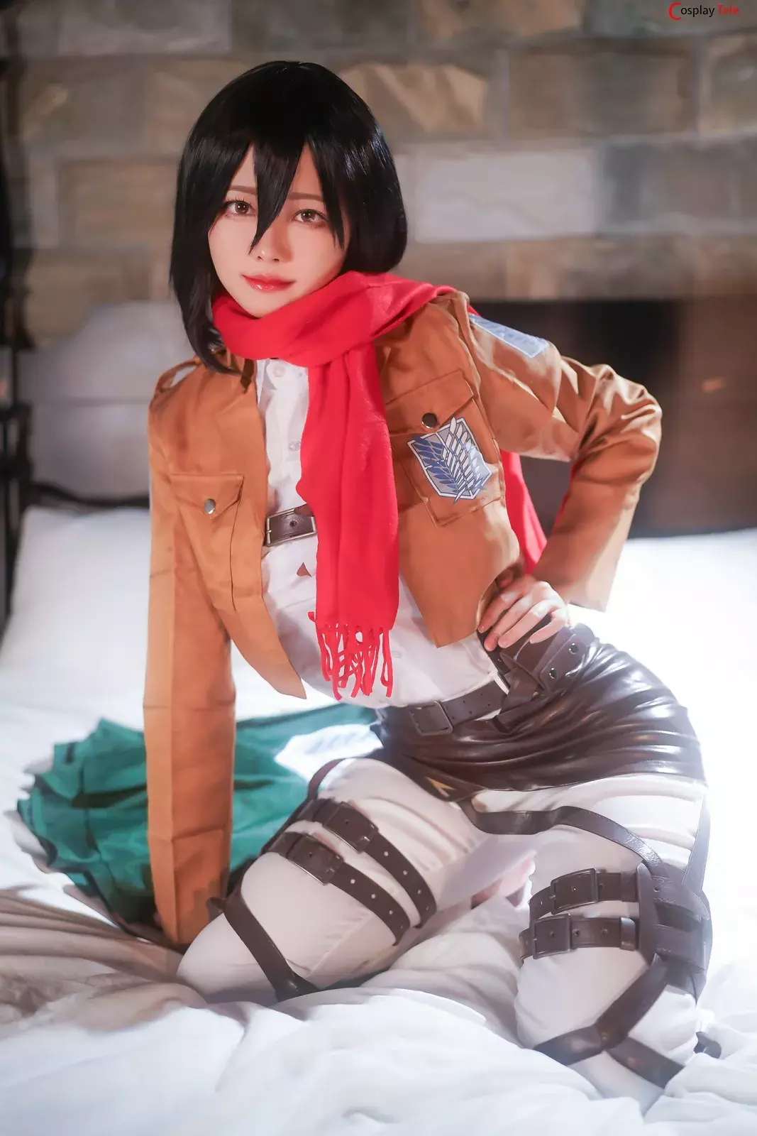 Arty Huang (Arty亚缇) cosplay Mikasa Ackerman – Attack on Titan “35 photos”