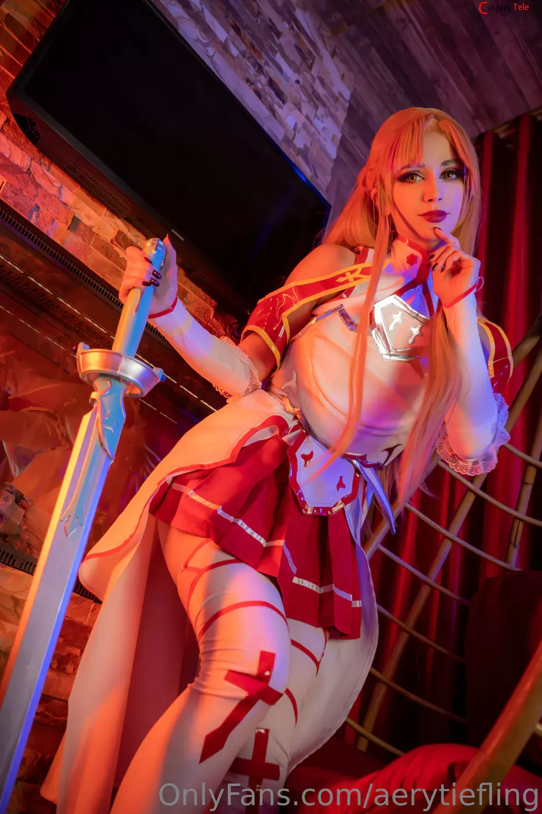 Aery Tiefling cosplay Asuna – Sword Art Online “70 photos and 4 videos”