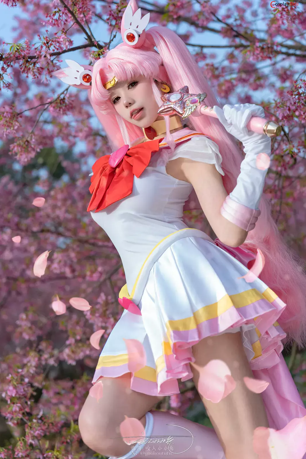 咬一口兔娘ovo (Yaokoututu) cosplay Chibiusa Tsukino – Sailor Moon “74 photos and 1 video”