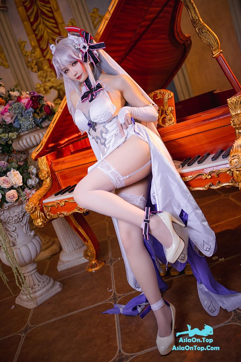 Coser@星之迟迟Hoshilily: 秘密花园 欧根婚纱 Secret Garden Organ Wedding Dress