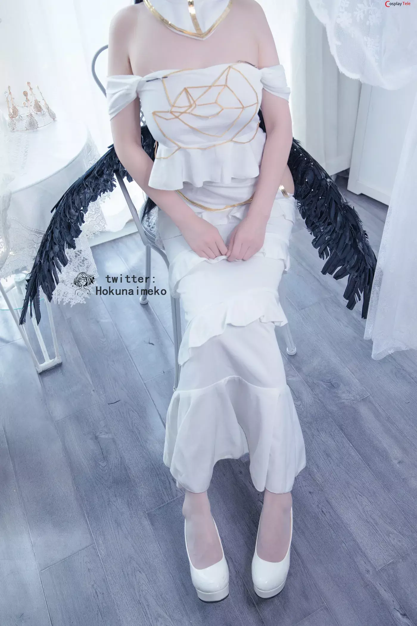 Hokunaimeko cosplay Albedo – Overlord “63 photos and 2 videos”