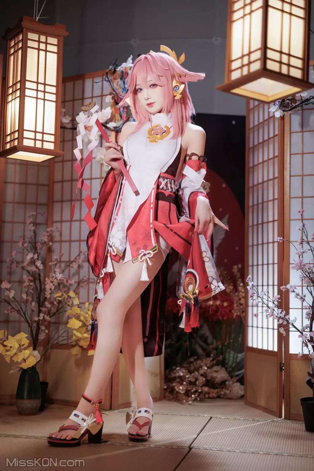 Coser@封疆疆v: 八重神子公式ver (40 photos)