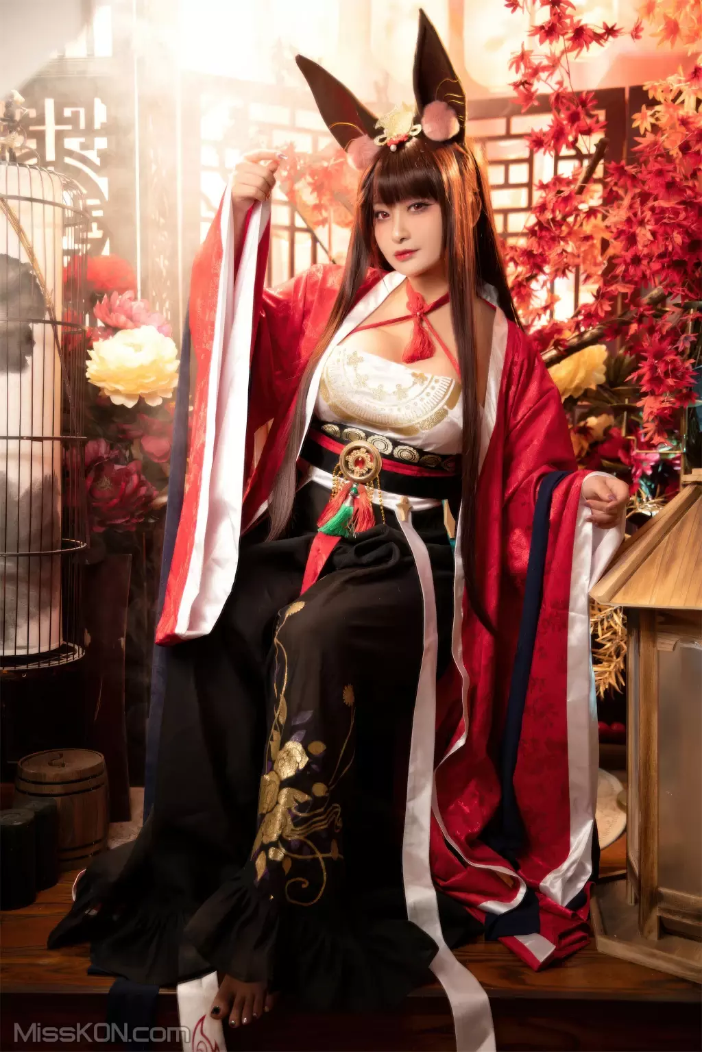 Coser@洛璃LoLiSAMA: 赤城 朝凰来仪 (58 photos)