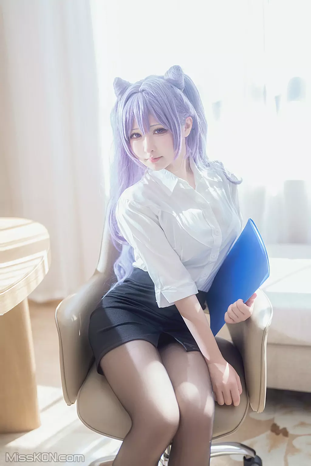 Coser@樱梨梨: 刻晴秘书 (23 photos)