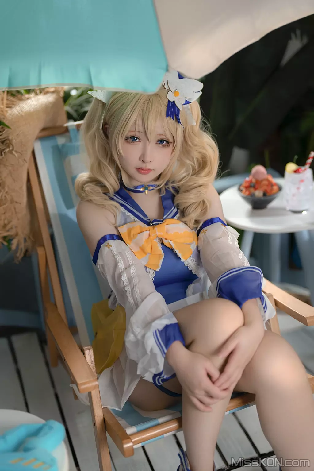 Coser@樱梨梨: 芭芭拉泳装 (30 photos)