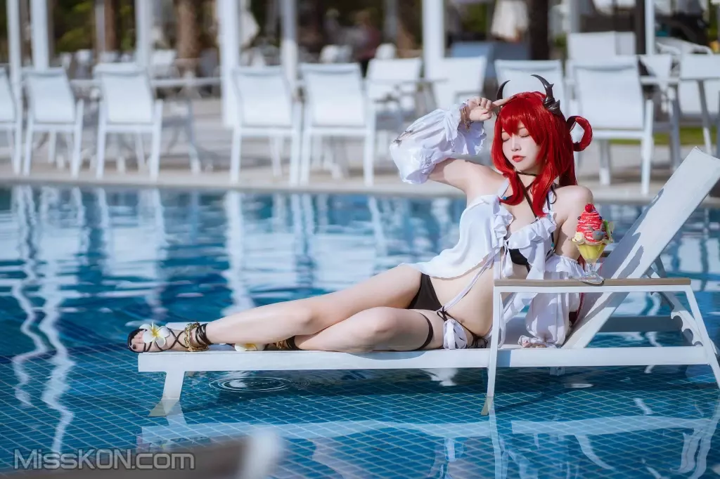 Coser@二佐Nisa: 泰拉夏日纪事 史尔特尔泳装 (40 photos)