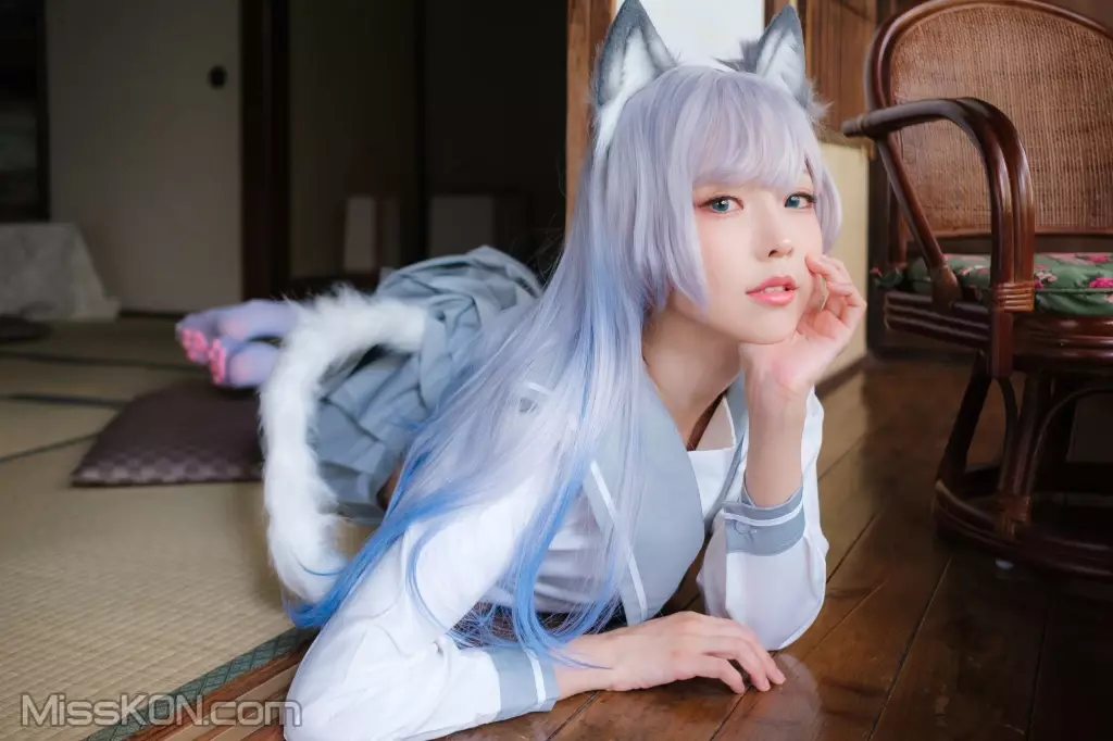 Coser@Ely_eee (ElyEE子): Veranda White Cat緣廊白貓 (33 photos + 2 videos)