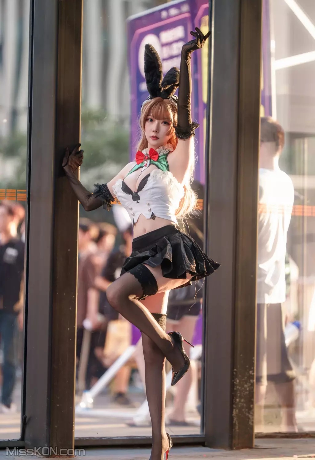 Coser@香草喵露露 No.061: 碧蓝航线 莫妮卡 (18 photos)