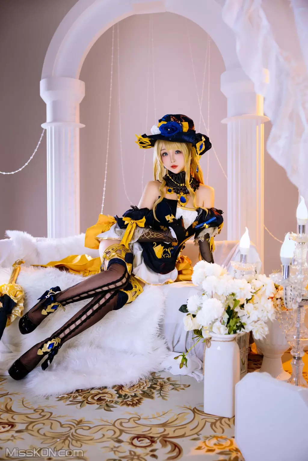 Coser@日奈娇: 原神 娜维娅 (76 photos)