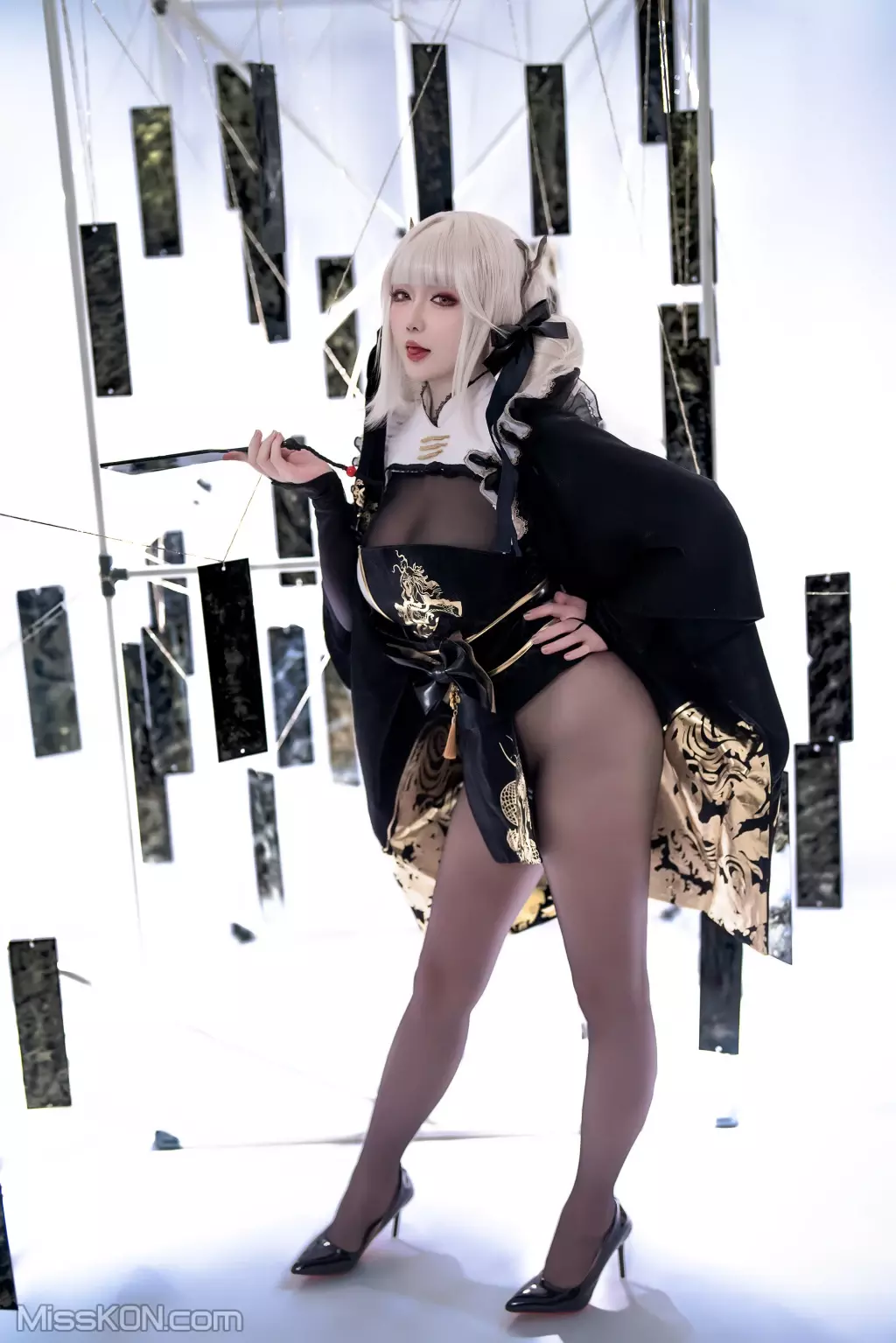 Coser@星之迟迟Hoshilily: 2024年04月计划B NIKKE-布兰儿 (52 photos)