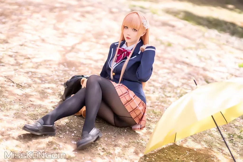 Coser@星之迟迟Hoshilily: 2024年04月计划赠品 邻家的天使同学-椎名真昼 (25 photos)