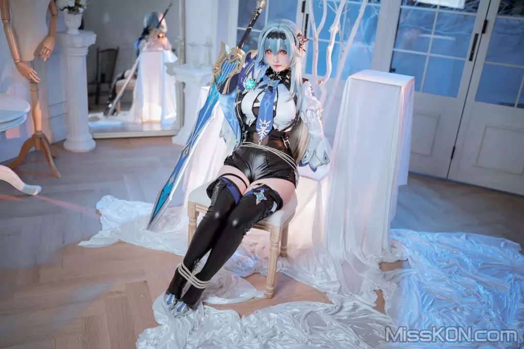 Coser@rioko凉凉子: 优菈浪花骑士 (77 photos + 10 videos)