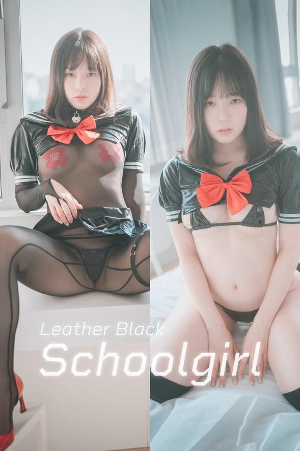 DJAWA No.119 – Pia (피아) – Leather Black Schoolgirl