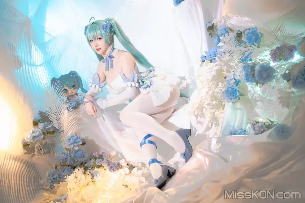 Coser@星之迟迟Hoshilily: 2024年02月计划A 初音未来 粉蝶花精灵 (54 photos + 1 video)