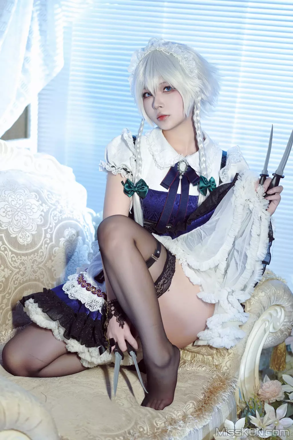 Coser@yuuhui玉汇: 东方Project-十六夜咲夜 (90 photos)