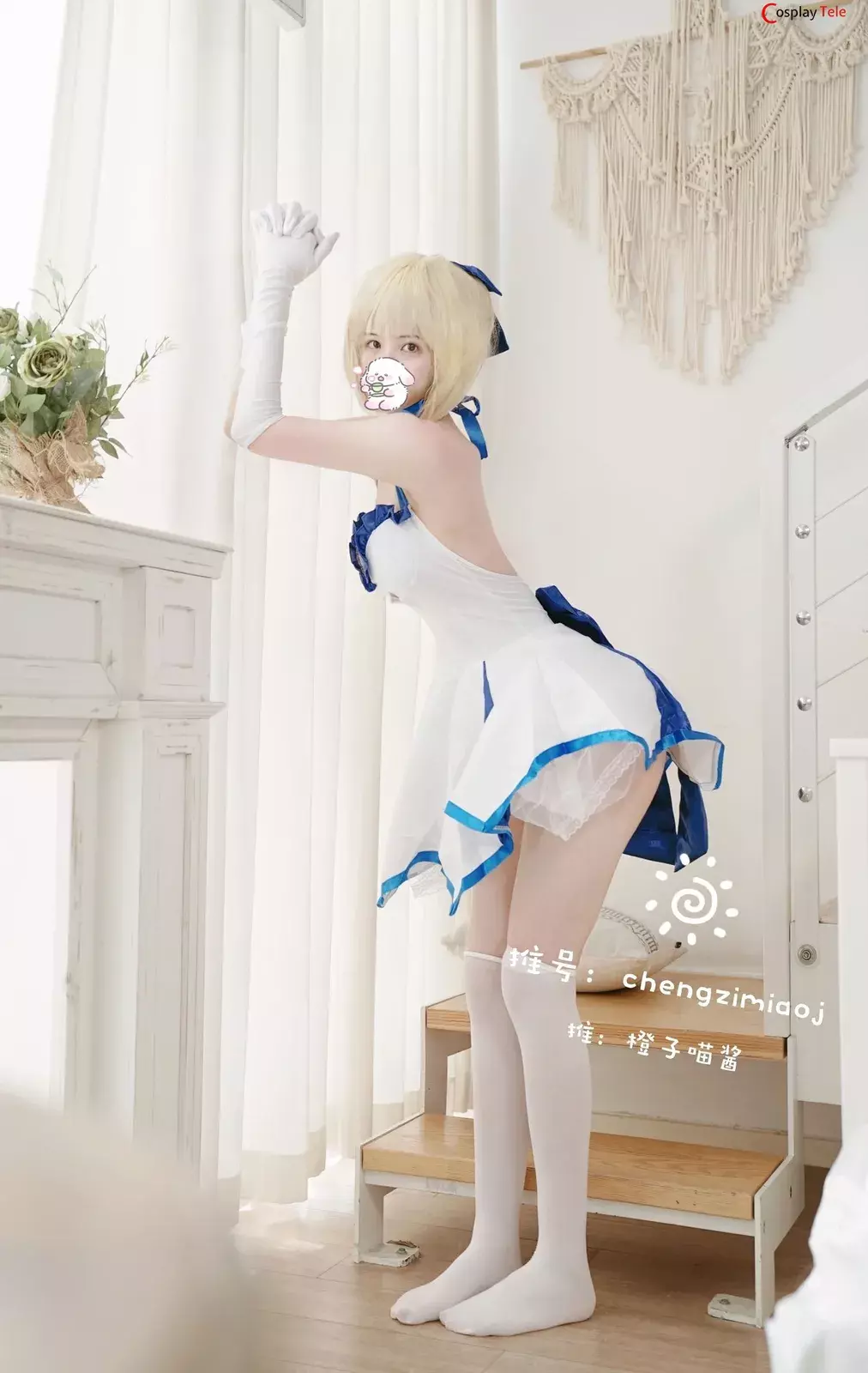 Chengzimiaoj (橙子喵酱) cosplay Saber – Fate/Grand Order “35 photos”